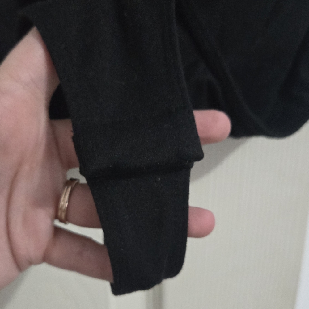 Black Ruffled Bodysuit - Picture 3 of 5